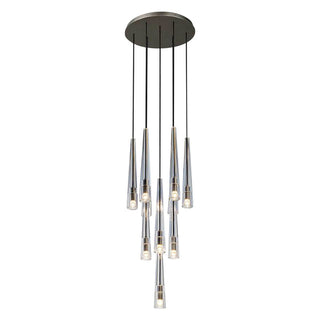Conical Abner Crystal Multi Head Chandelier