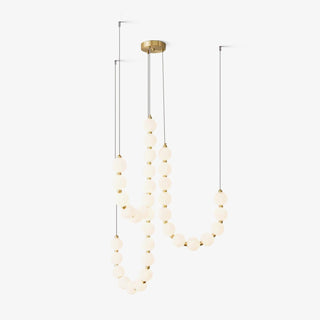 Acrylic Pearl Necklace Chandelier