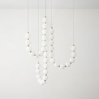 Acrylic Pearl Necklace Chandelier