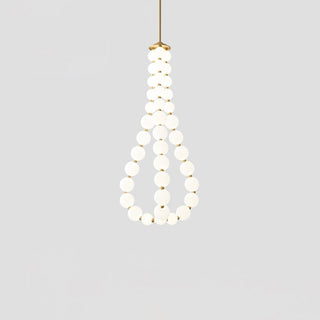 Acrylic Pearl Necklace Chandelier