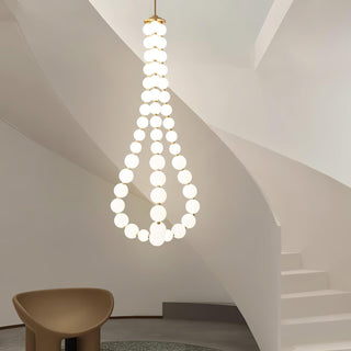 Acrylic Pearl Necklace Chandelier