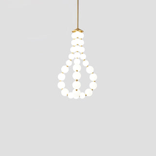 Acrylic Pearl Necklace Chandelier