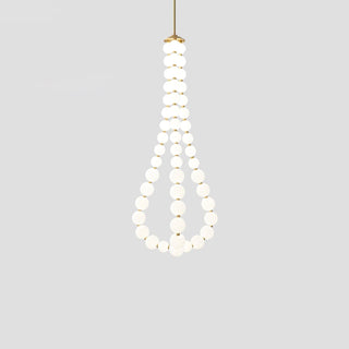 Acrylic Pearl Necklace Chandelier