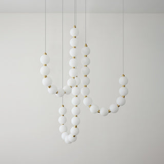 Acrylic Pearl Necklace Chandelier