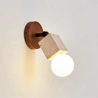 Adjustable Versa Stone Travertine Wall Light
