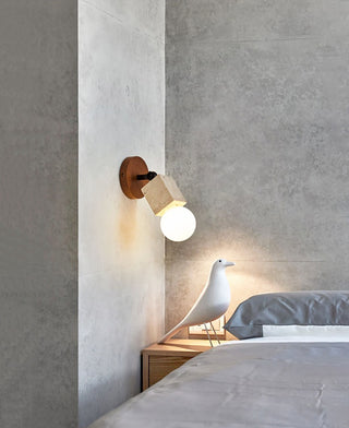 Adjustable Versa Stone Travertine Wall Light