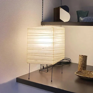 Rectangular Paper 1X Table Lamp