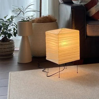 Rectangular Paper 1X Table Lamp
