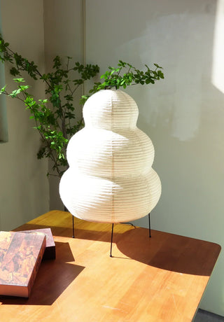 Akari Gourd Shaped Paper 25N Table Lamp