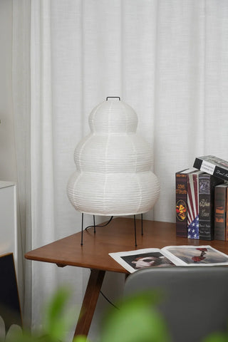 Akari Gourd Shaped Paper 25N Table Lamp