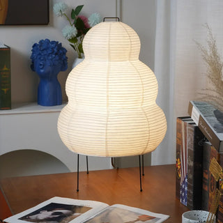 Akari Gourd Shaped Paper 25N Table Lamp