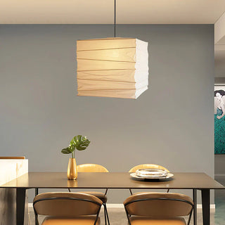 Square Paper 33X 45X Pendant Light