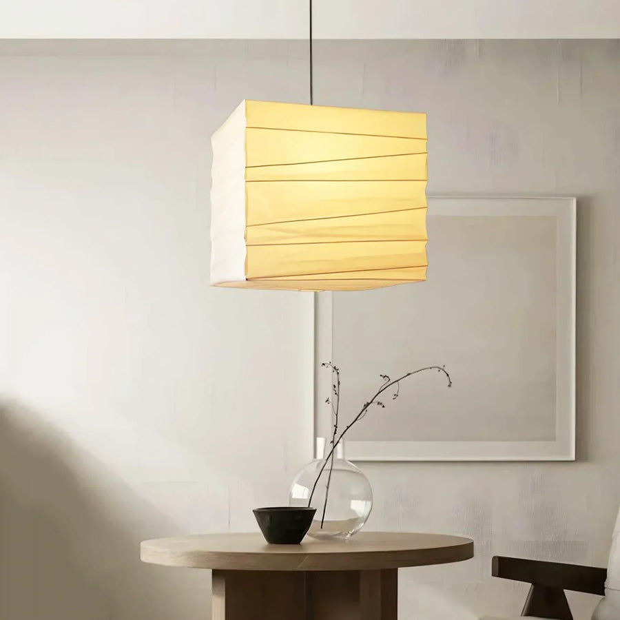 Akari Square Paper 33X 45X Pendant Light