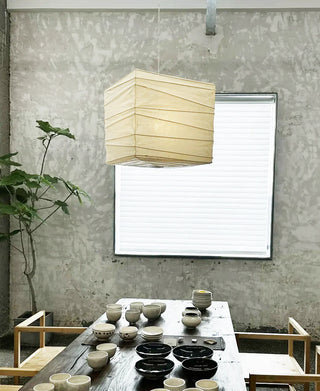Square Paper 33X 45X Pendant Light