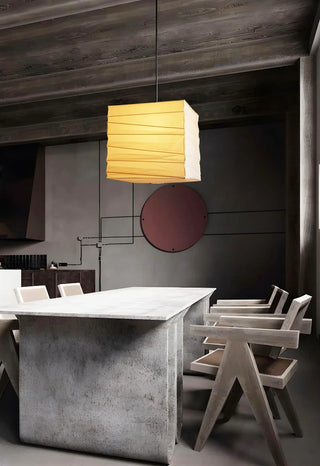 Square Paper 33X 45X Pendant Light