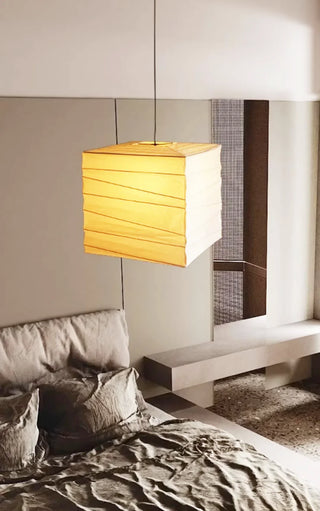 Square Paper 33X 45X Pendant Light