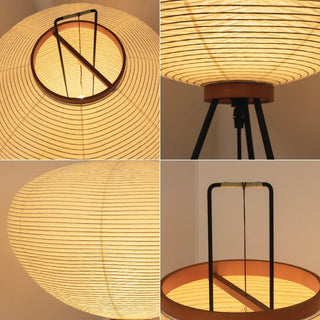 Akari Minimalist Paper Floor Lamp - Vidirlighting