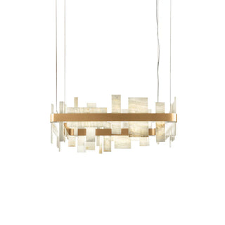 Geometric Alabaster Chandelier
