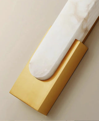 Alabaster Rectangle Wall Sconce