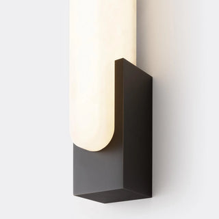 Alabaster Rectangle Wall Sconce