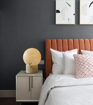 Alabaster Athena Ball Table Lamp