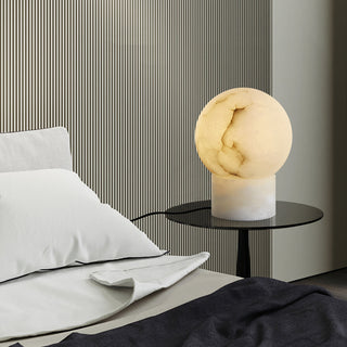 Alabaster Athena Ball Table Lamp