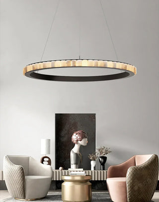 Alabaster Avalon Ring Chandelier