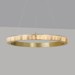 Alabaster Avalon Ring Chandelier