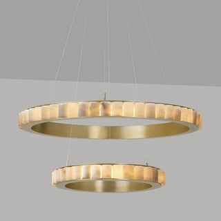 Alabaster Avalon Ring Chandelier