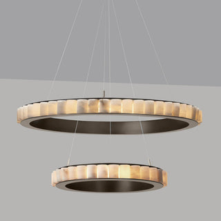 Alabaster Avalon Ring Chandelier