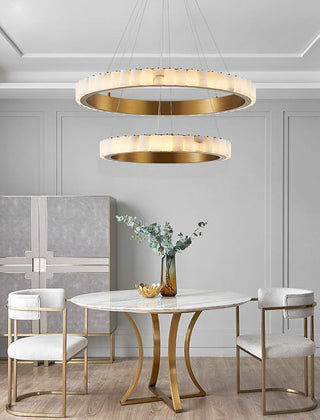 Alabaster Avalon Ring Chandelier