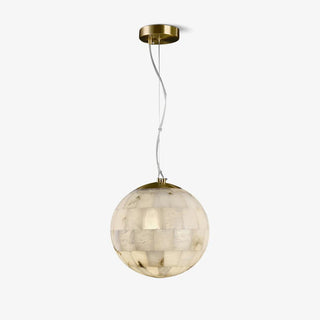 Alabaster Ball Pendant Light