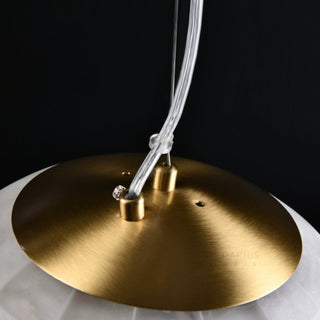 Alabaster Ball Pendant Light