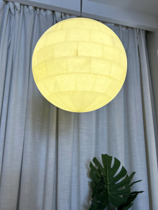 Alabaster Ball Pendant Light