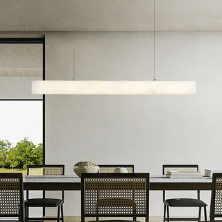 Alabaster Bamboo Linear Pendant Light