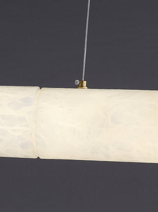 Alabaster Bamboo Linear Pendant Light