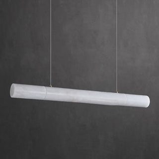 Alabaster Bamboo Linear Pendant Light