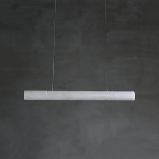 Alabaster Bamboo Linear Pendant Light