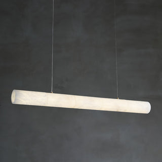 Alabaster Bamboo Linear Pendant Light