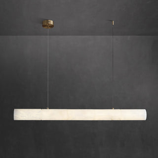 Alabaster Bamboo Linear Pendant Light