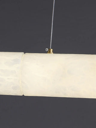 Alabaster Bamboo Linear Pendant Light