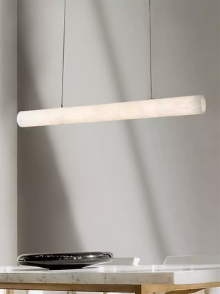 Alabaster Bamboo Linear Pendant Light