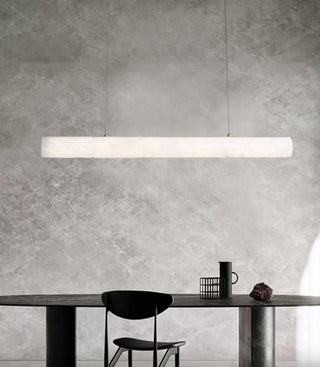 Alabaster Bamboo Linear Pendant Light