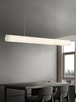 Alabaster Bamboo Linear Pendant Light