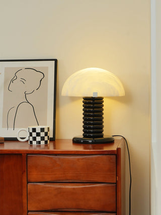 Alabaster Ben Swildens Modern Table Lamp