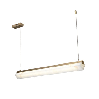 Alabaster Brick Linear Pendant Light