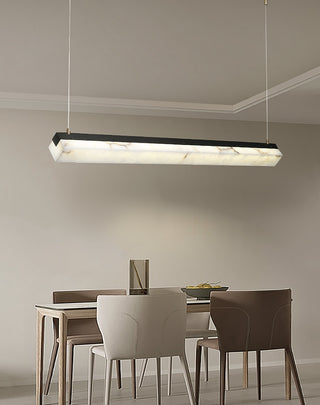 Alabaster Brick Linear Pendant Light