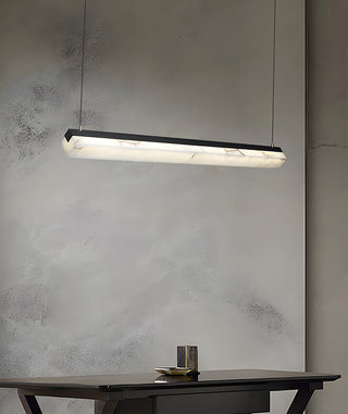 Alabaster Brick Linear Pendant Light