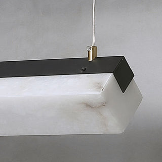 Alabaster Brick Linear Pendant Light