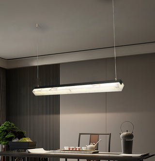 Alabaster Brick Linear Pendant Light